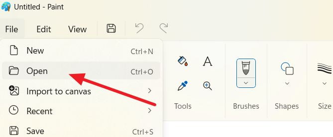 Paint resimden arka plan kaldırma