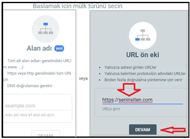 Sitenizi Googlea Kaydedin 2