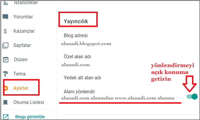 alan adi www olmadan acimiyor cozumu