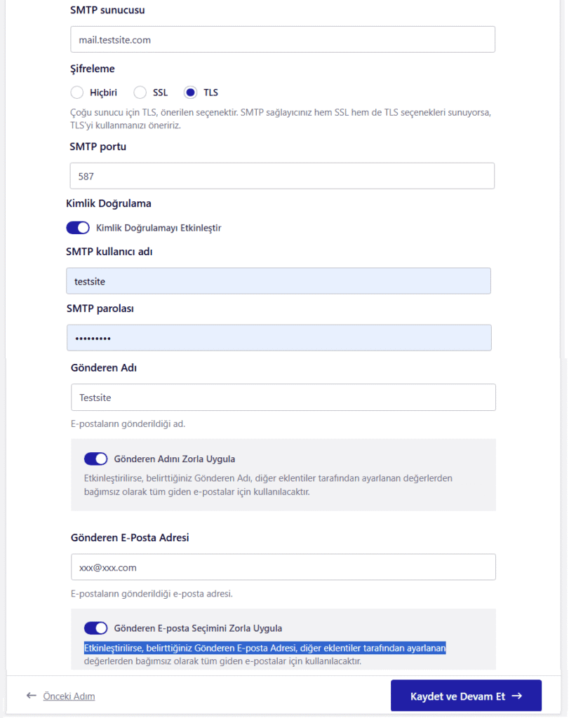 easy wp smtp ayarlari 4
