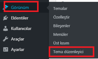 footer.php ile wordpress footer duzenleme