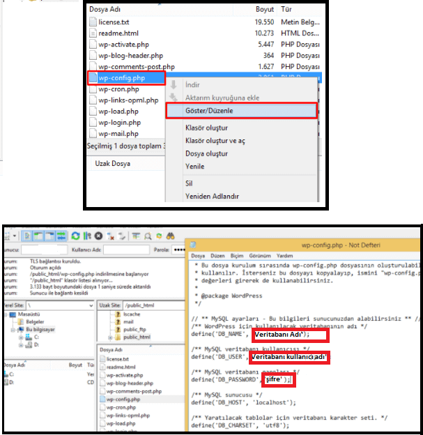 FTP İle Manuel WordPress Kurulumu-4