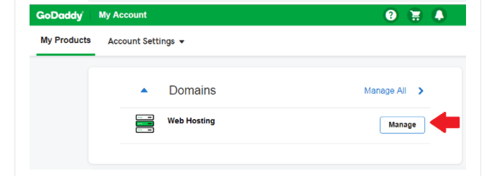 cPanel'e Giriş Yöntemleri 2 Godaddy cPanel Giriş