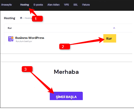 hostinger wordpress kurulumu 5 1