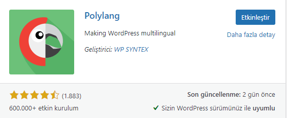 Polylang ile Çok Dilli WordPress Sitesi Oluşturma 1 polylang coklu dil eklentisi