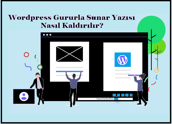 WordPress Gururla Sunar Yazısını Kaldırma