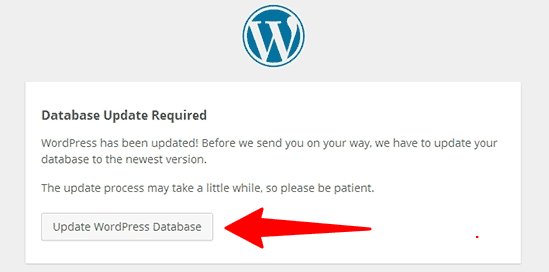 wordpress manuel guncelleme veritabani guncelleme