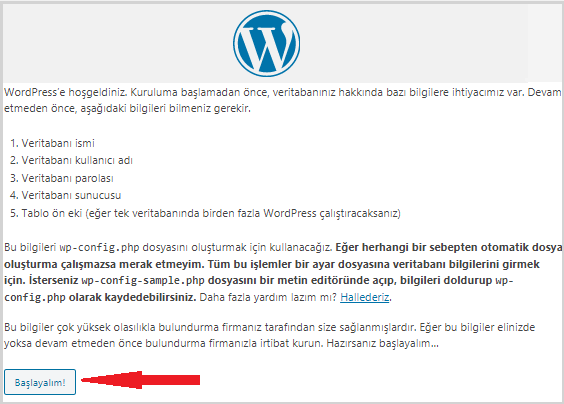 XAMPP ile Localhost Wordpress Kurma 9 xampp localhost wordpress kurma