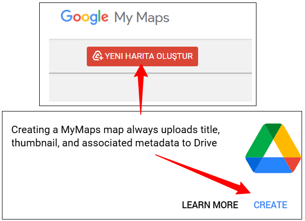 Google My Maps ile Özel Harita Oluşturma