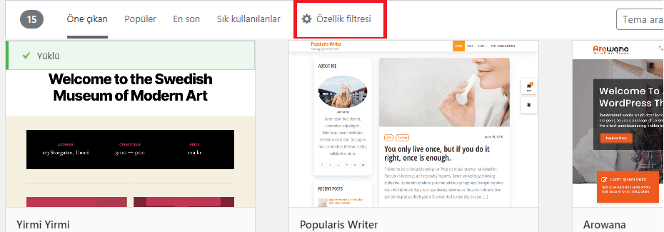 wordpress tema yukleme 1