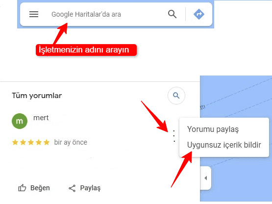 Google Yorumları Nasıl Silinir? Google Maps Yorum Kaldırma Rehberi 1 google maps yorum silme