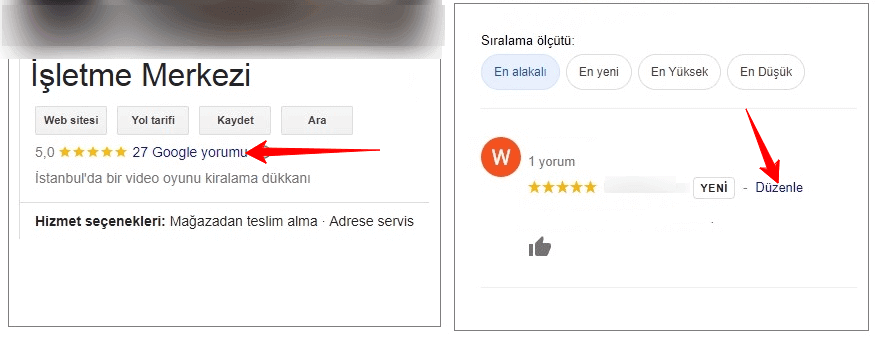 Google Yorumları Nasıl Silinir? Google Maps Yorum Kaldırma Rehberi 2 google yorum silme duzenleme