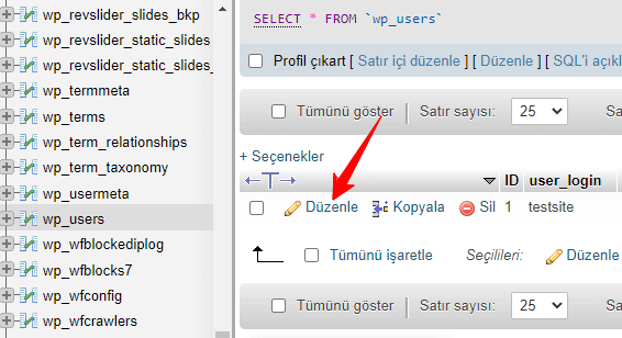 phpmyadmin sifre sifirlama 2