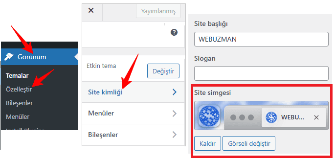 wordpress favicon ekleme 1