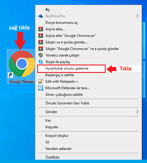 ERR_CONNECTION_TIMED_OUT Hatası Çözümü 6 chrome uyumluluk sorunu giderme