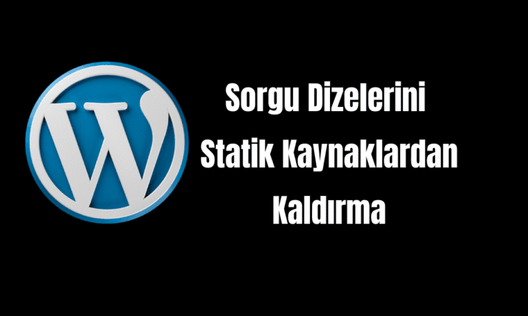Sorgu Dizelerini Statik Kaynaklardan Kaldırma