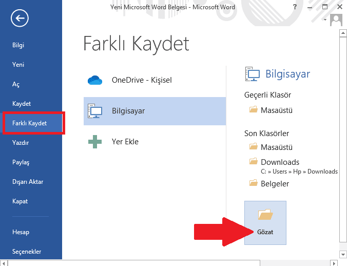 Windows Bilgisayarda Word Belgesini PDF'ye Dönüştürme-1