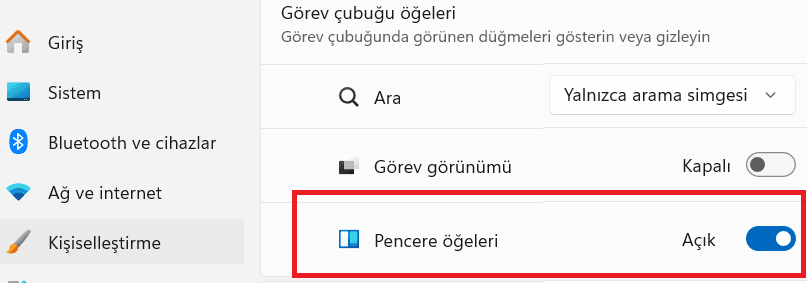 Windows 11 Widget Kapatma ve Kaldırma Rehberi 2 widget gizleme 1 1
