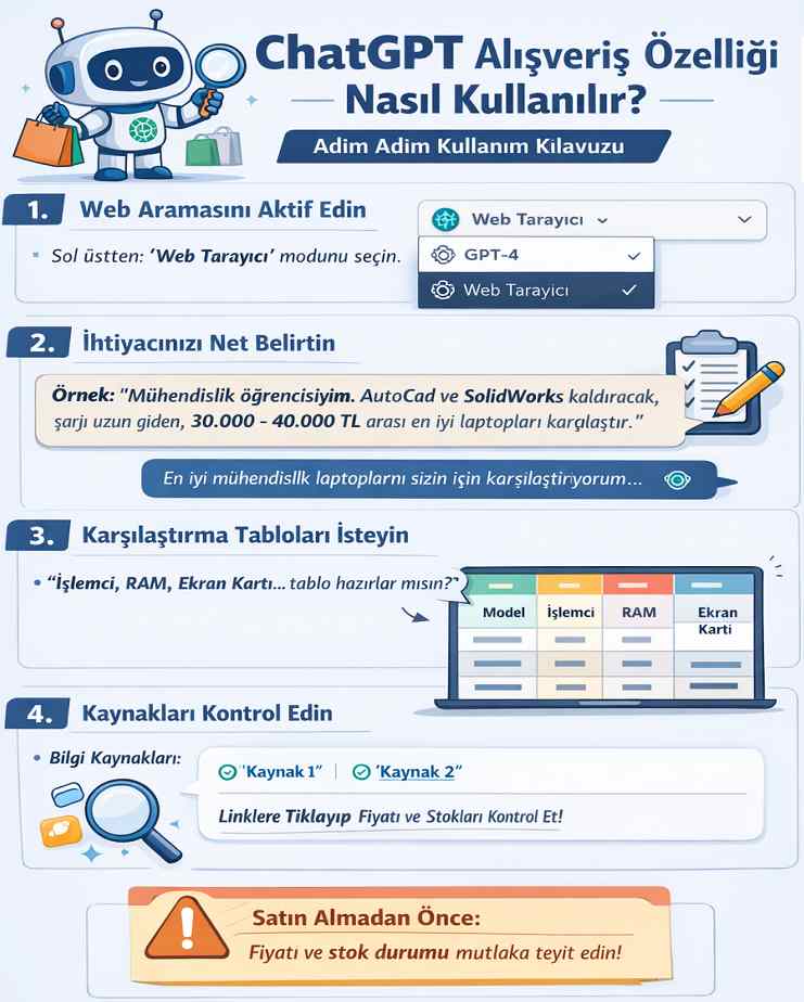 ChatGPT Alışveriş Özelliği Nasıl Kullanılır