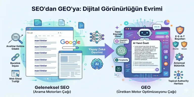 SEO’dan GEO’ya Geçiş: Dijital Görünürlüğün Yeni Kuralları